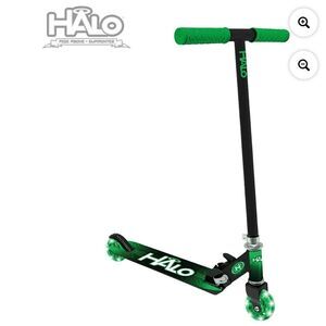 HALO Rise Above Supreme Inline Scooter - Green & Black for All Riders (Unisex